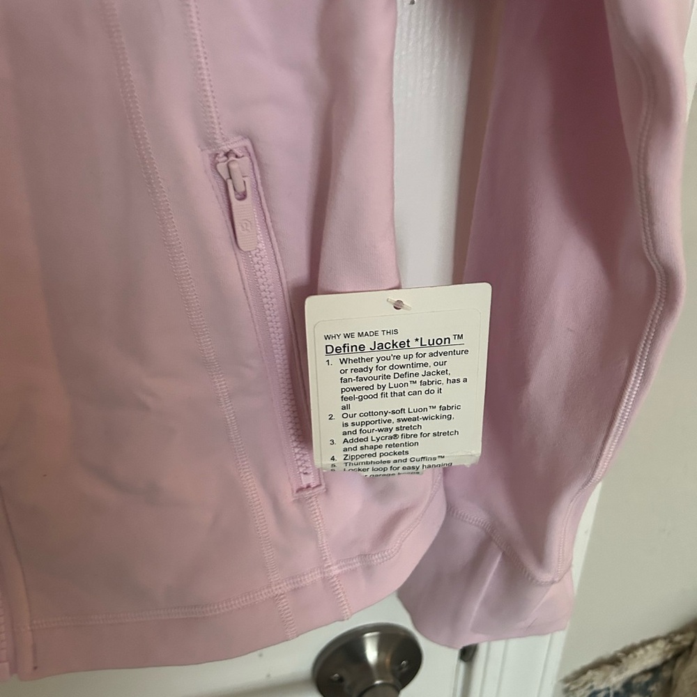 lululemon athletica Pink Define Jacket